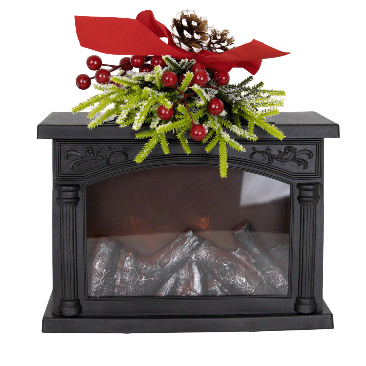 Decorative Glowing Fireplace - 10.8"