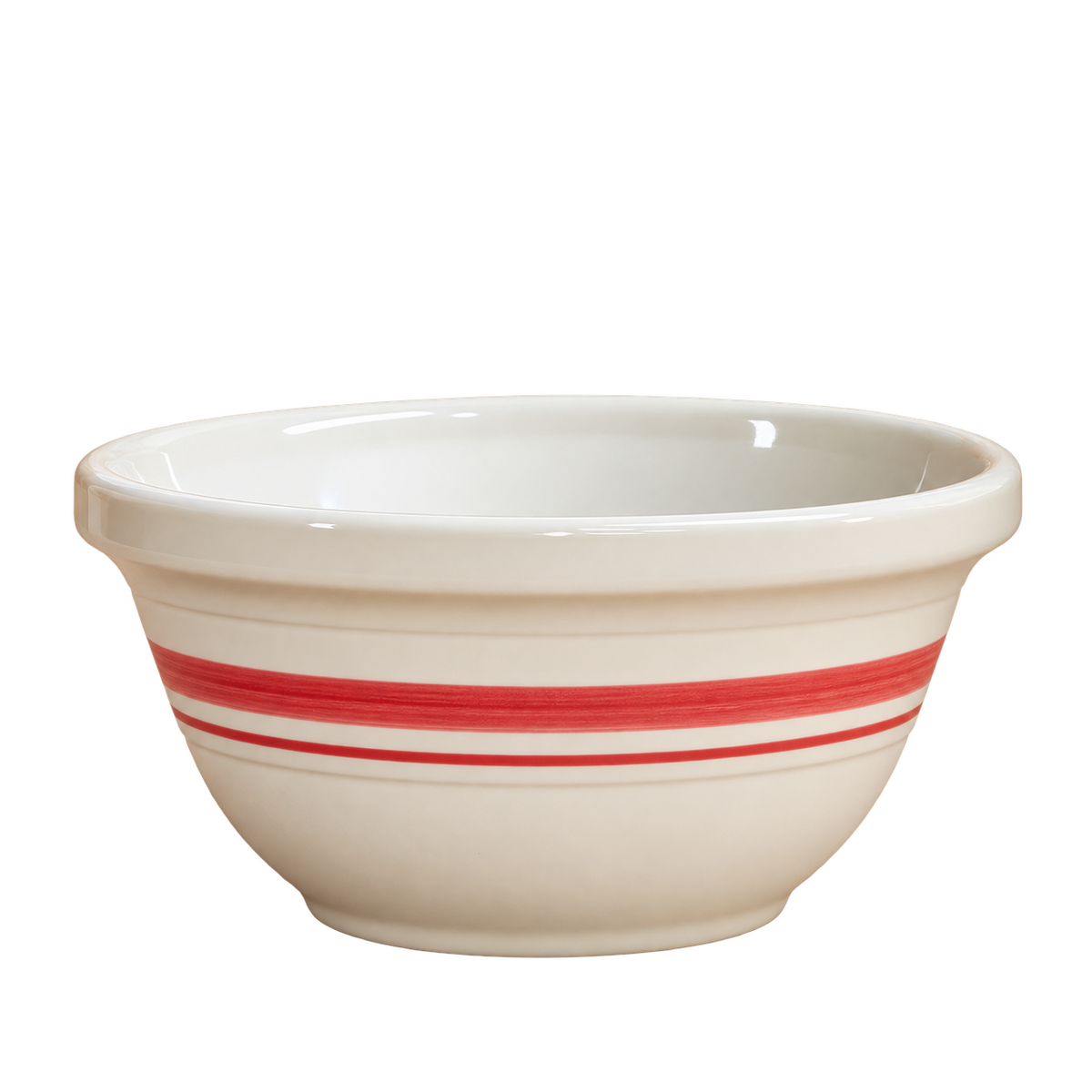 Dominion Stoneware Mixing Bowl – Poppy Striped