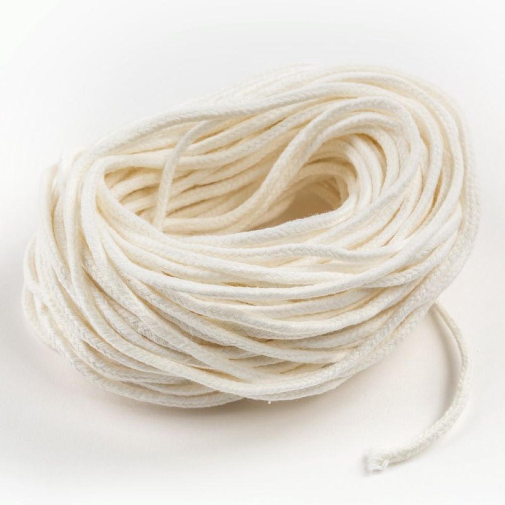 Handcrafted square braided candle wick crafted for pillar or taper candles over 6 inches in diameter, perfect for Lamps & Lighting, Candlemaking Supplies, and Best Sellers collections.