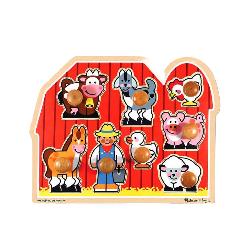 ジョルカブ エンブレム 左右セット 87134(87131)-GES-000 Farm Friends Jumbo Knob Puzzle – Lehman's