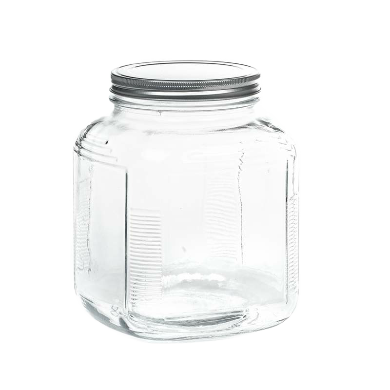Square 1 gallon replacement Butter Churn Jar | Lehman's