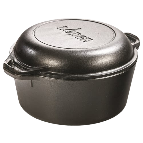 Lodge Logic Cast Iron Double Dutch Oven | Lehman's