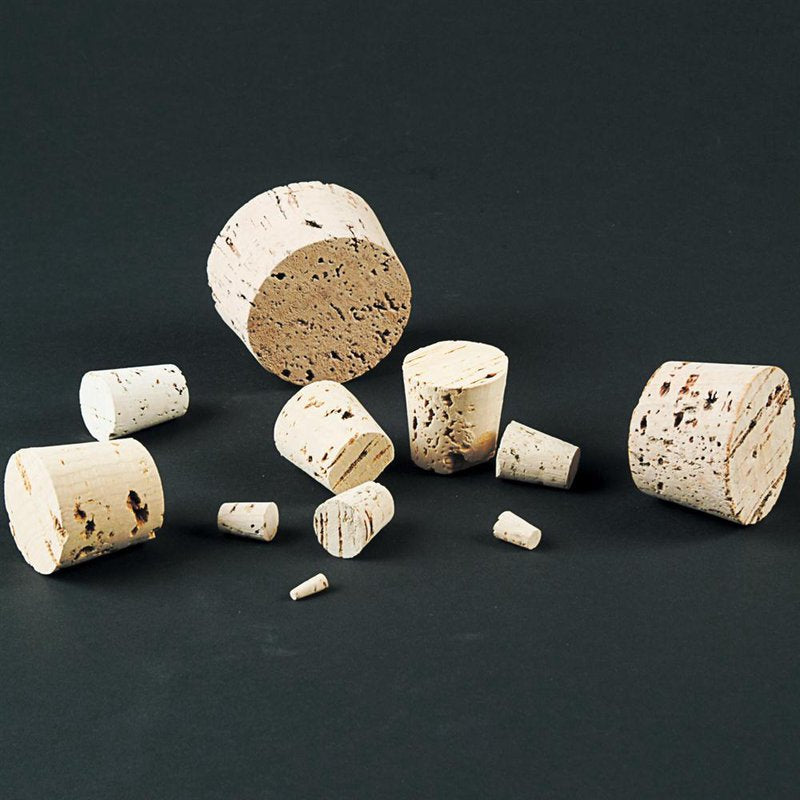 Assortment of handcrafted natural cork stoppers in various sizes, ideal for Kitchen & Food, Storage and Serving, Best Sellers, and Promo Eligible collections.
