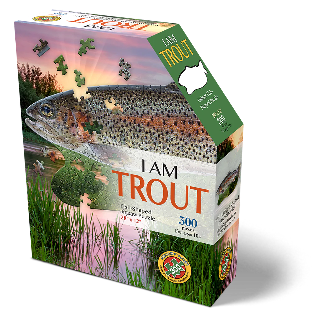Shaped Jigsaw Puzzle - Trout | Lehman's
