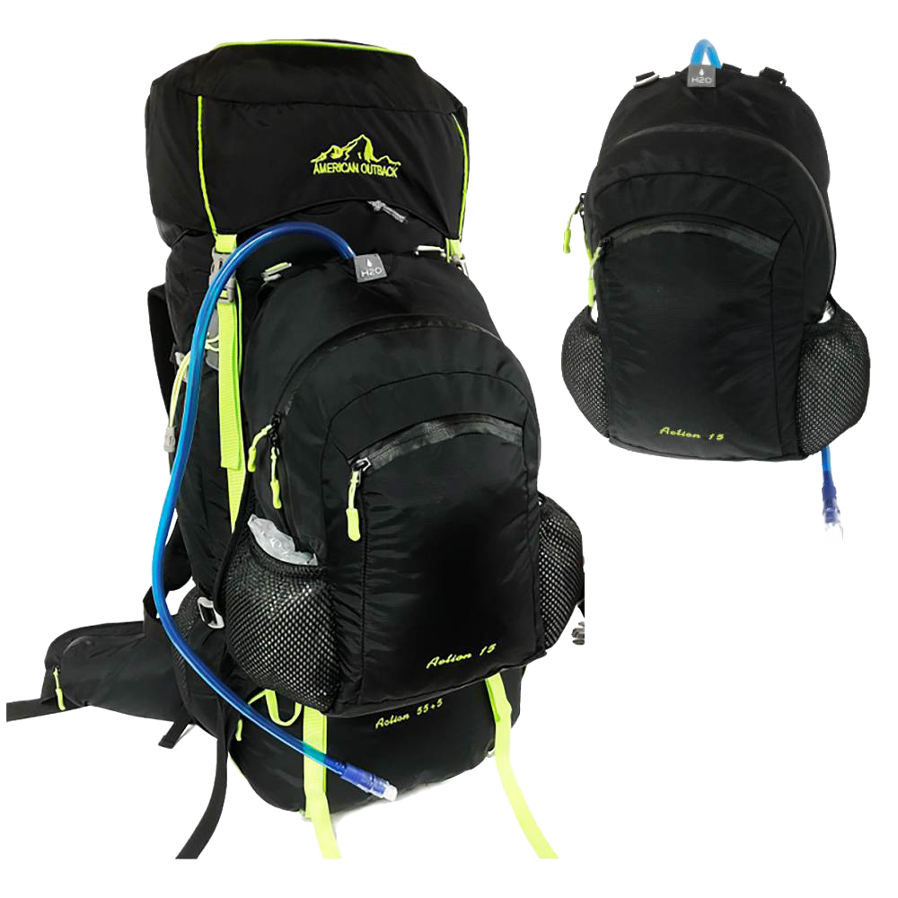 World Famous Duo 55l Backpack + 15L Detachable Pack