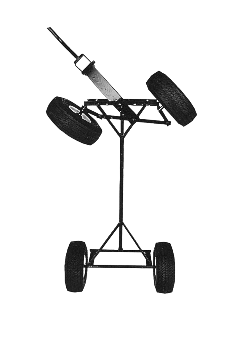 Handcrafted Amish made sturdy metal wagon frame with four heavy-duty rubber tires and a black pull handle, featured in USA Made, Outdoor Play, Children's Toys, and Best Sellers collections.