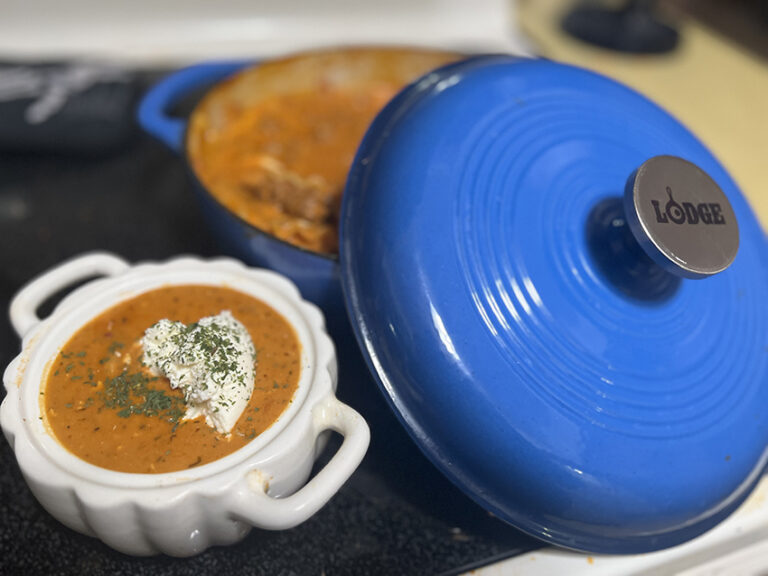 Dutch Oven Lasagna Soup (The Recipe for a Cozy Christmas!)
