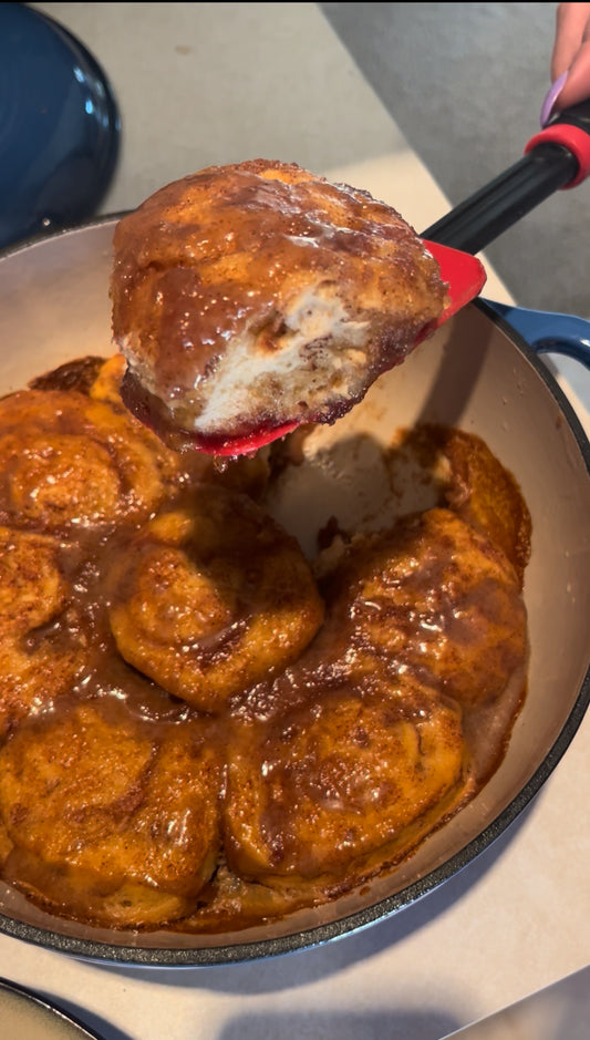 The Ultimate Fall Recipe: Dutch Oven Apple Butter Cinnamon Rolls 