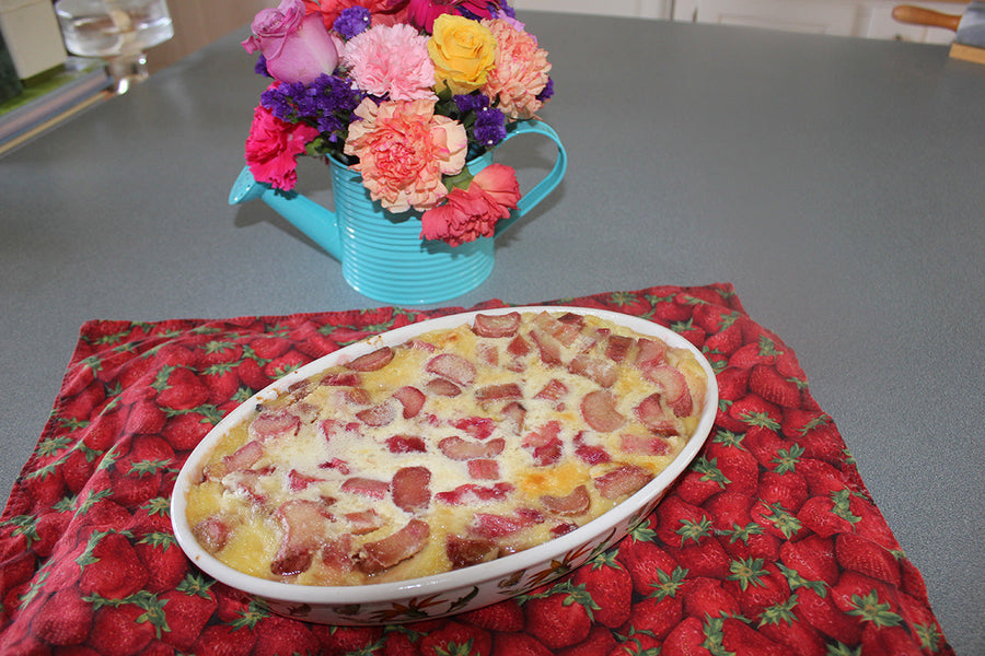 Eating Fresh: How to Make Homemade Rhubarb Custard
