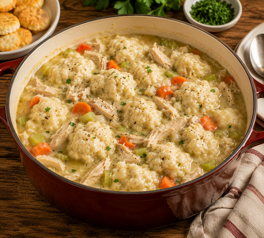 Quick Chicken and Dumplings