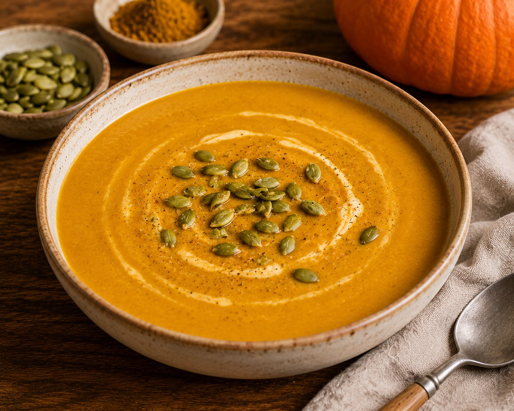 Curried Pumpkin or Squash Soup