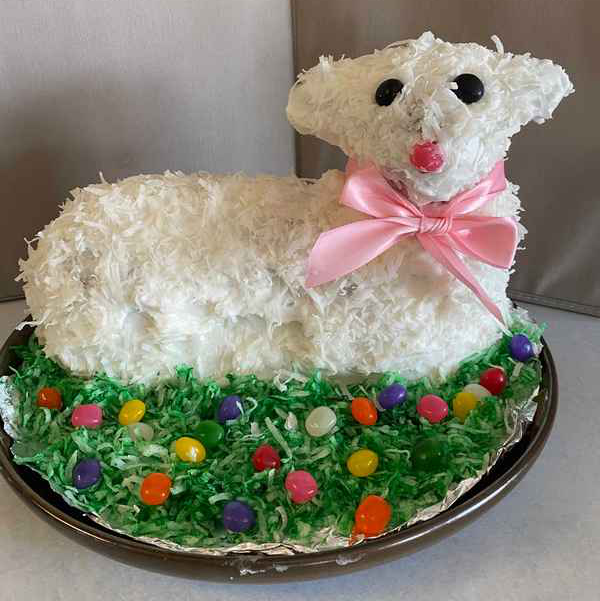 Easter Lamb Cake, The Next Generation