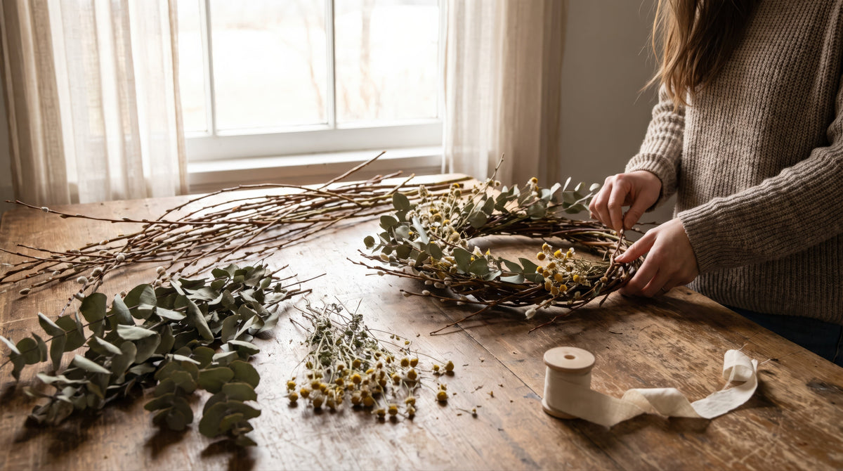 Make a Winter Wreath