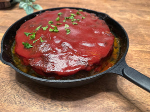Community Recipes: Mama Mary's Meatloaf in a Cast Iron Skillet
