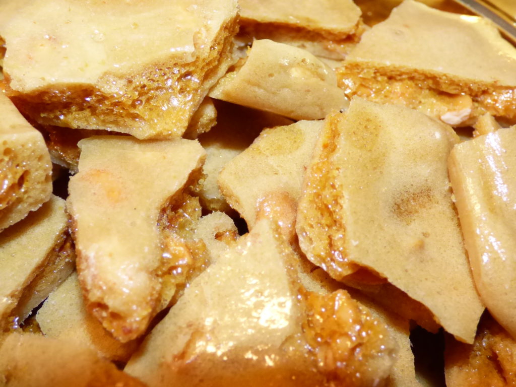A Homemade Valentine: Cast Iron Skillet Peanut Brittle