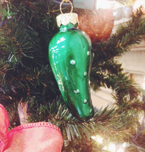 Pick Up The Christmas Pickle Tradition