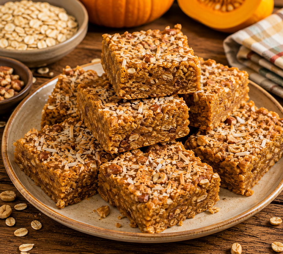 Pumpkin Nut Bars