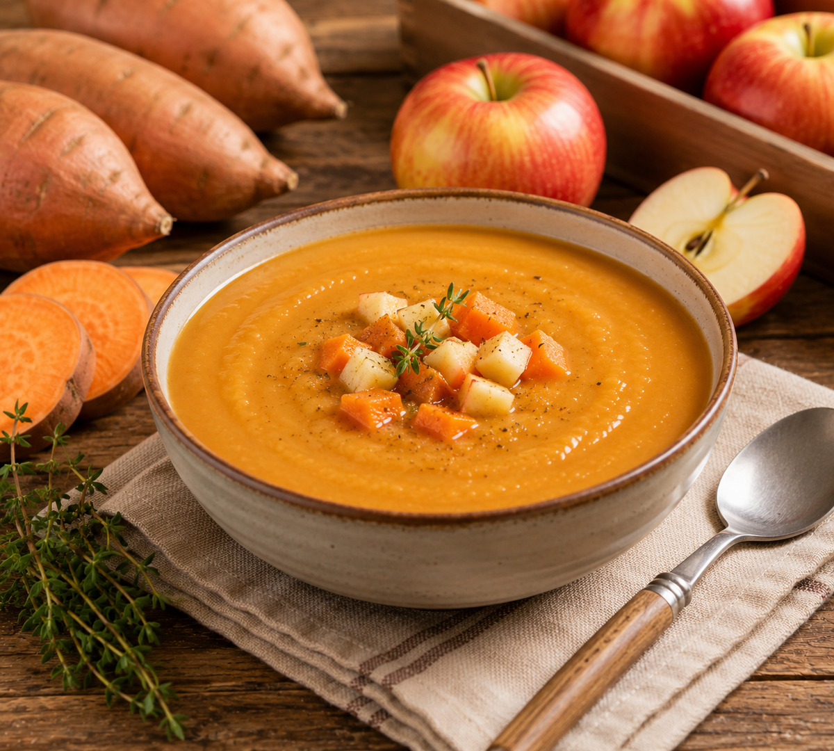 Sweet Potato and Apple Soup
