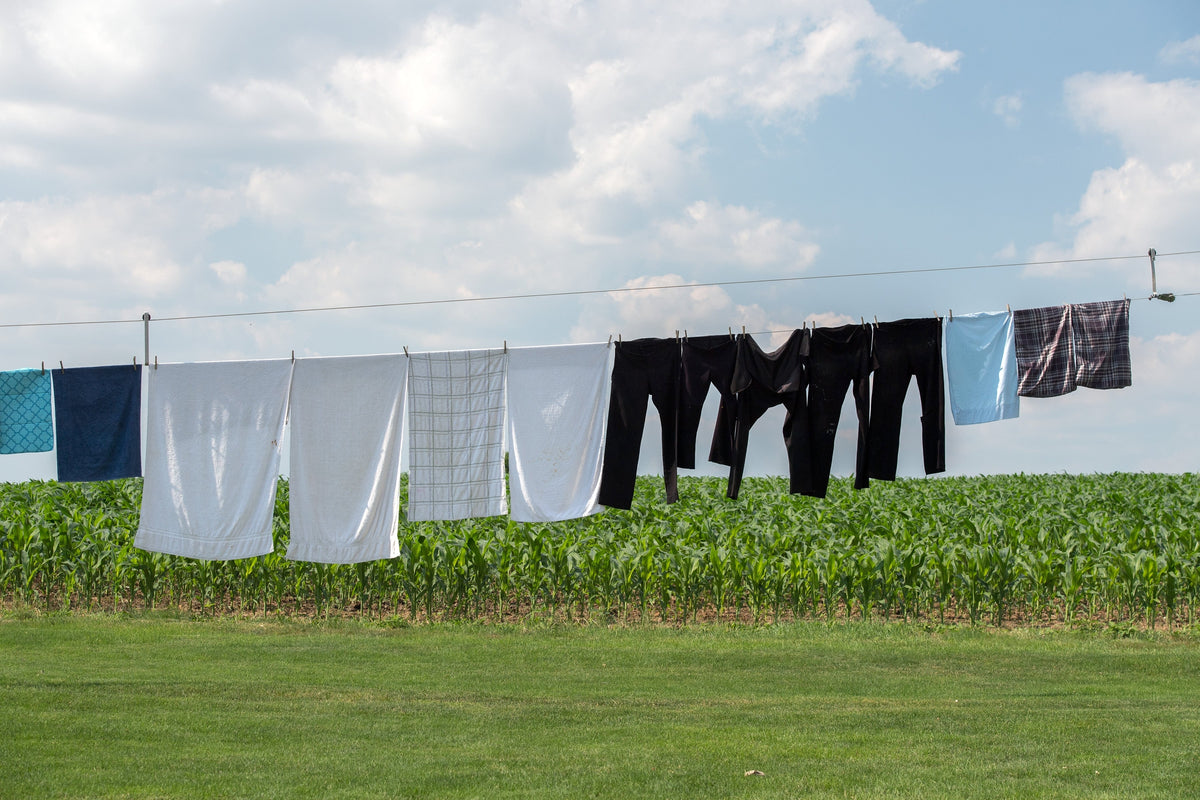 Using a Wash Line to Dry Clothes Won't Leave You Hanging