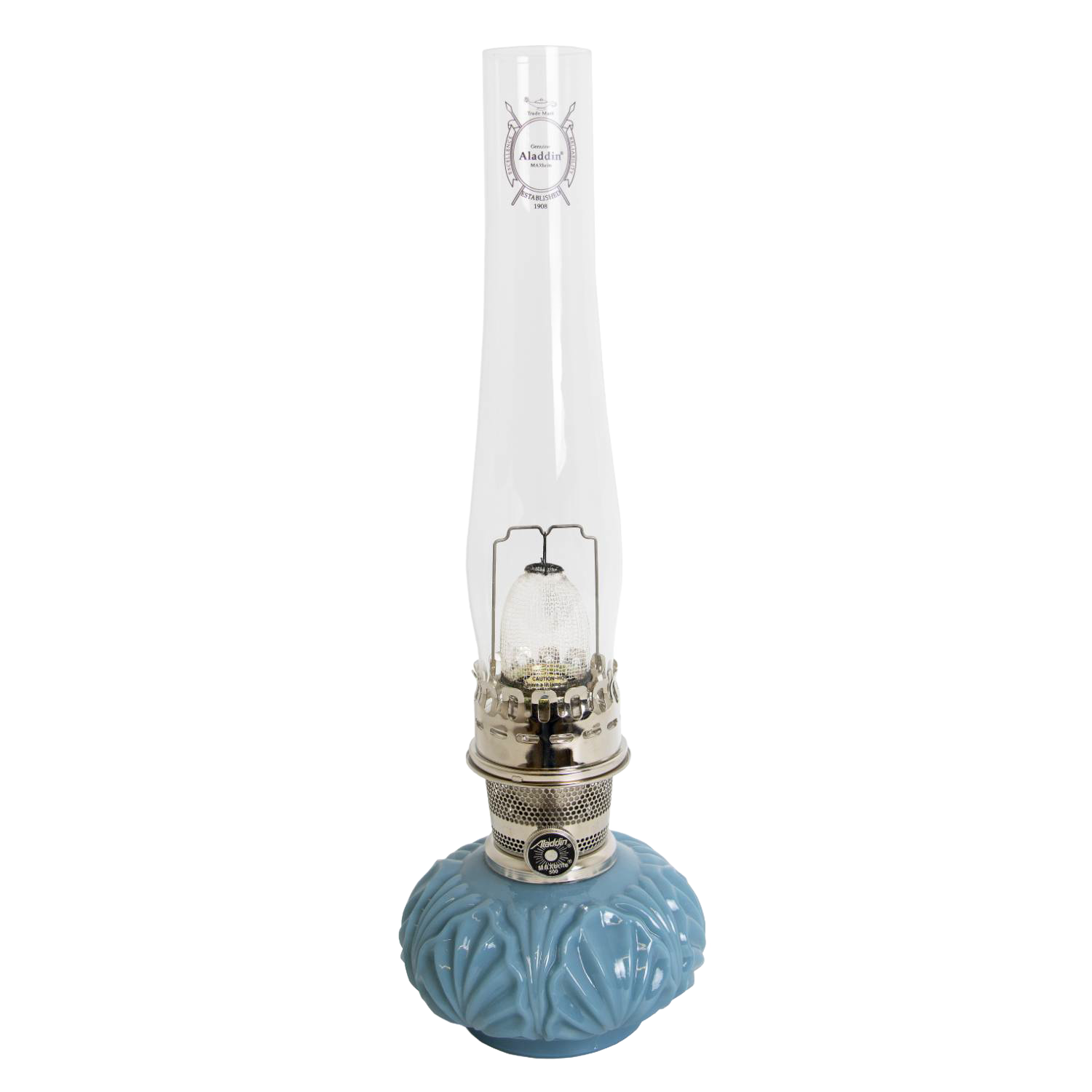 Aladdin Georgia Blue Genie II Shelf Oil Lamp | Lehman's