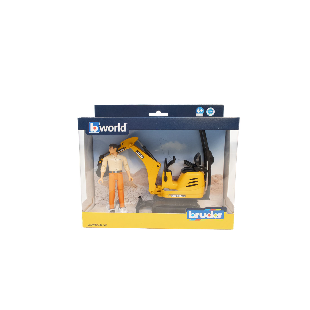 Bruder Toys JCB 8010 CTS Micro Excavator with Worker