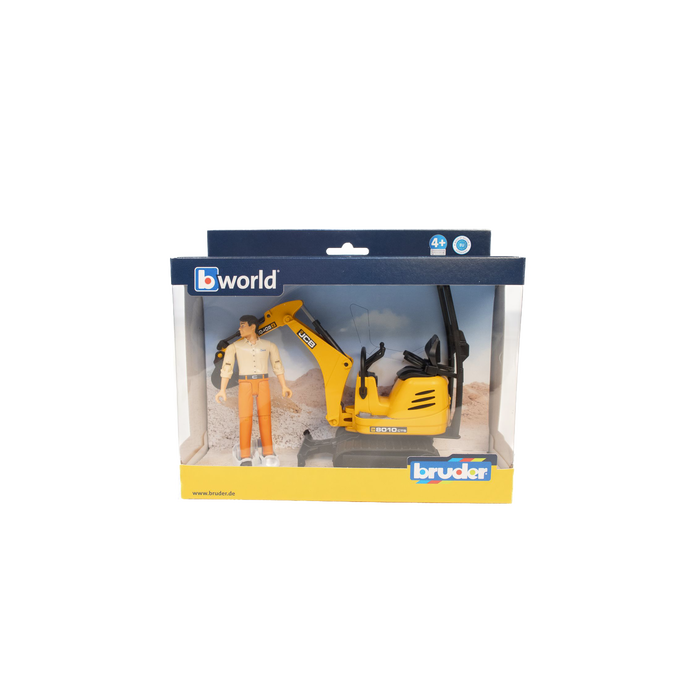 Bruder Toys JCB 8010 CTS Micro Excavator with Worker