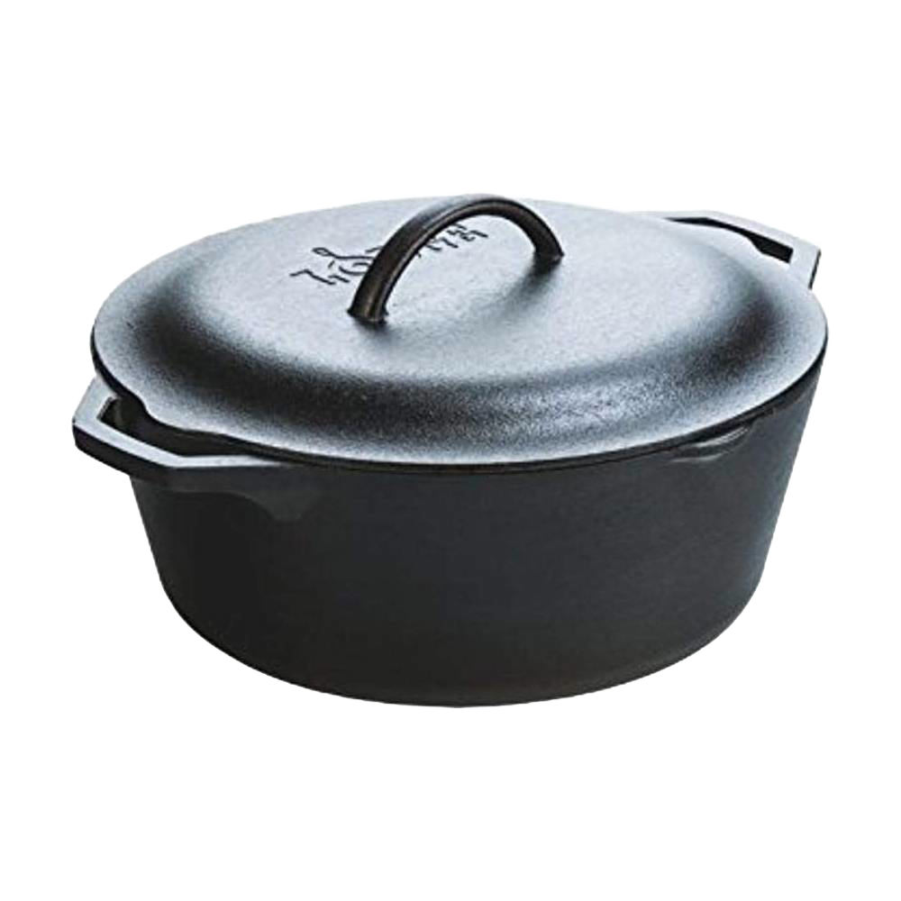 Handcrafted cast iron Dutch oven with a sturdy lid and heat-retentive design, crafted in USA for durable use in Kitchen & Food, Cookware, Cast Iron, Best Sellers, and Promo Eligible collections.