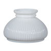 7" Opal Ribbed Oil Lamp Shade