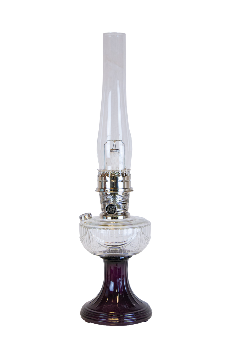 Aladdin Clear-Over Amethyst Lincoln Drape Oi | Lehman's