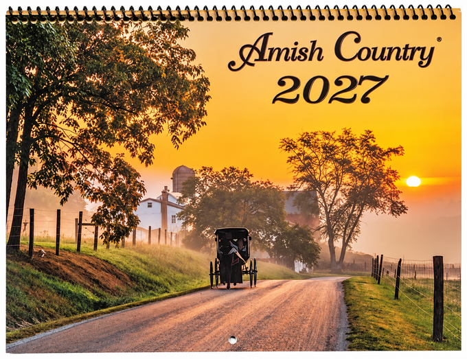 Amish Country 2027 Wall Calendar - 12"x18"