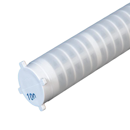 White coarse replacement cartridge featuring 150-micron filtration, handcrafted in USA, ideal for spring or well water, shown in Appliances, Emergency Supplies, USA Made, and Best Sellers collections.