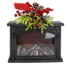 Decorative Glowing Fireplace - 10.8"