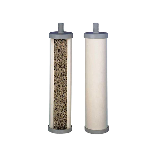 Replacement water filter elements for tabletop Katadyn water filters, designed for effective removal of solids and bacteria, suitable for emergency supplies and water treatment.