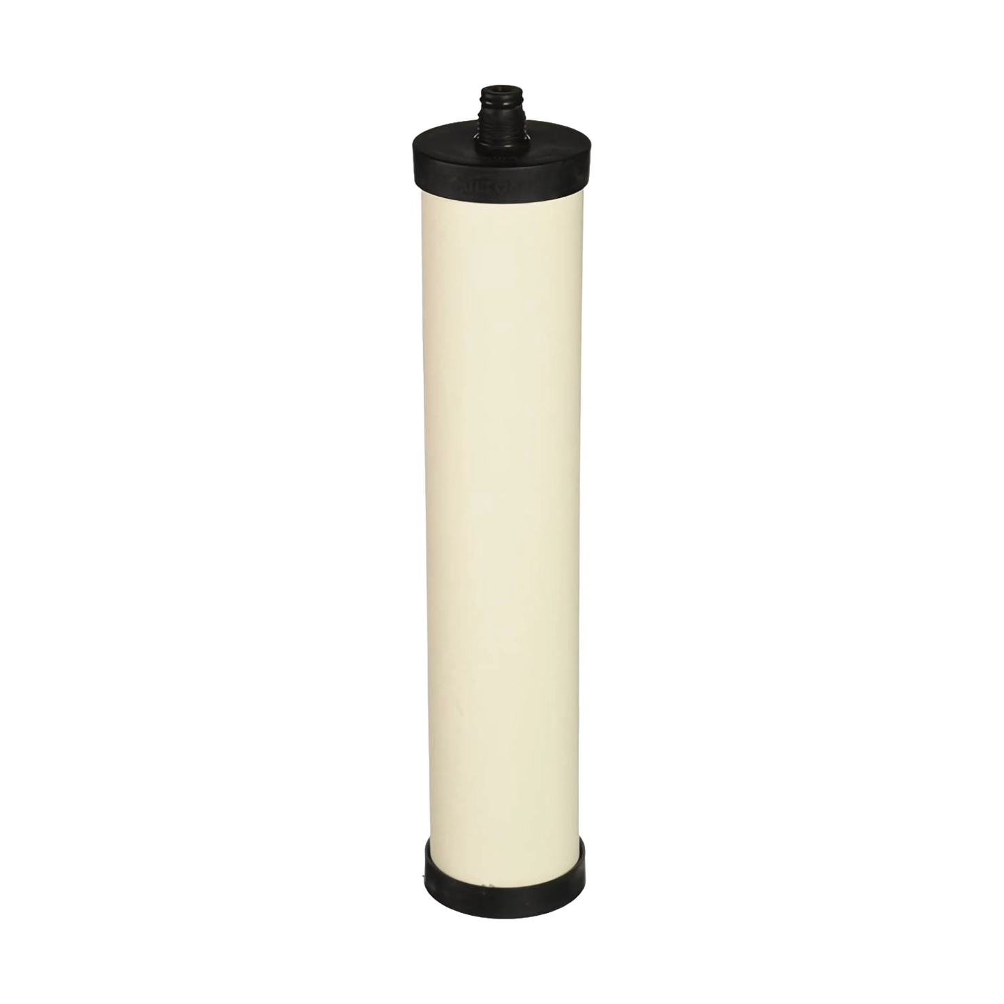 Replacement ceramic water filter cartridge with a durable design that reduces chlorine, bacteria, cysts, sediment, and heavy metals, suitable for water filtration in appliances and emergency supplies.
