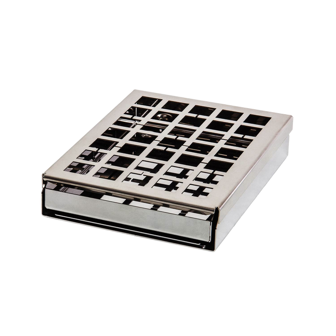 Unique handcrafted stainless steel compact camp stove with a foldable design and ventilated grid top, ideal for use in Farm, Garden & Tool, Camping, Emergency Supplies, Best Sellers, and Promo Eligible collections.