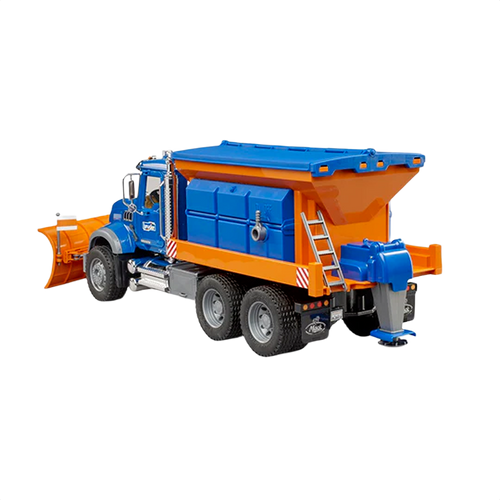 Bruder Toys MACK Granite Winter Service Truck with Snow Plow