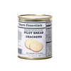 Metal can of handcrafted emergency pilot bread crackers weighing 9.9 oz, vacuum sealed with oxygen absorber and food-grade desiccant, ideal for Farm, Garden & Tool, Kitchen & Food, Emergency Supplies, Food, Pantry, Best Sellers, and Promo Eligible collections.