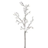 Artificial decorative branch with white frosted accents and textured brown stem, ideal for seasonal Home & Decor collections featuring unique USA Made pieces.