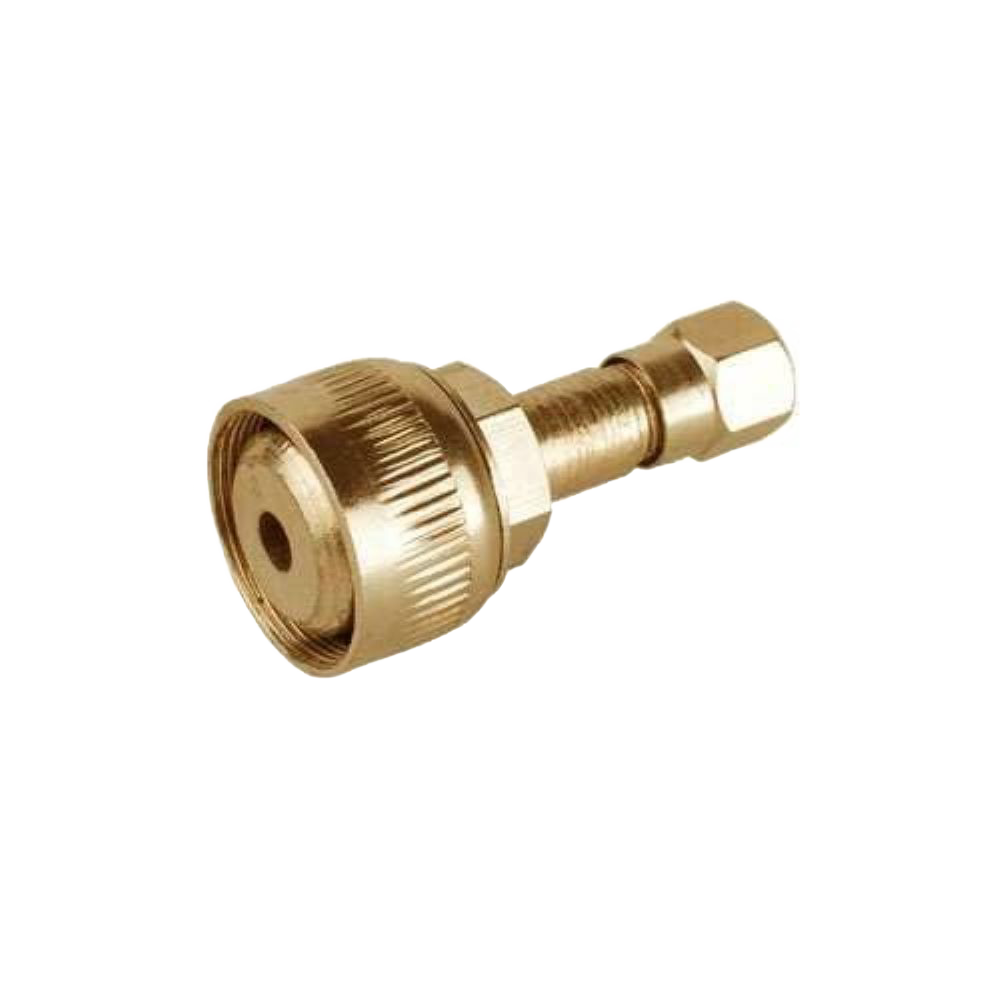 Brass pump adaptor designed to convert hand pump lanterns for use with compressors, suitable for Lamps & Lighting, Parts and Accessories, Other Parts, Best Sellers, and Promo Eligible collections.
