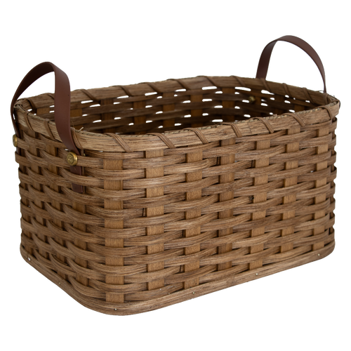 Amish-Made Handwoven Toy Basket
