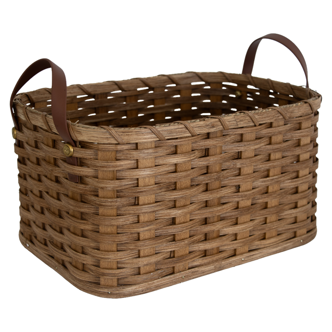 Amish-Made Handwoven Toy Basket