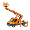 Bruder Toys MB Sprinter Work Platform with Light & Sound