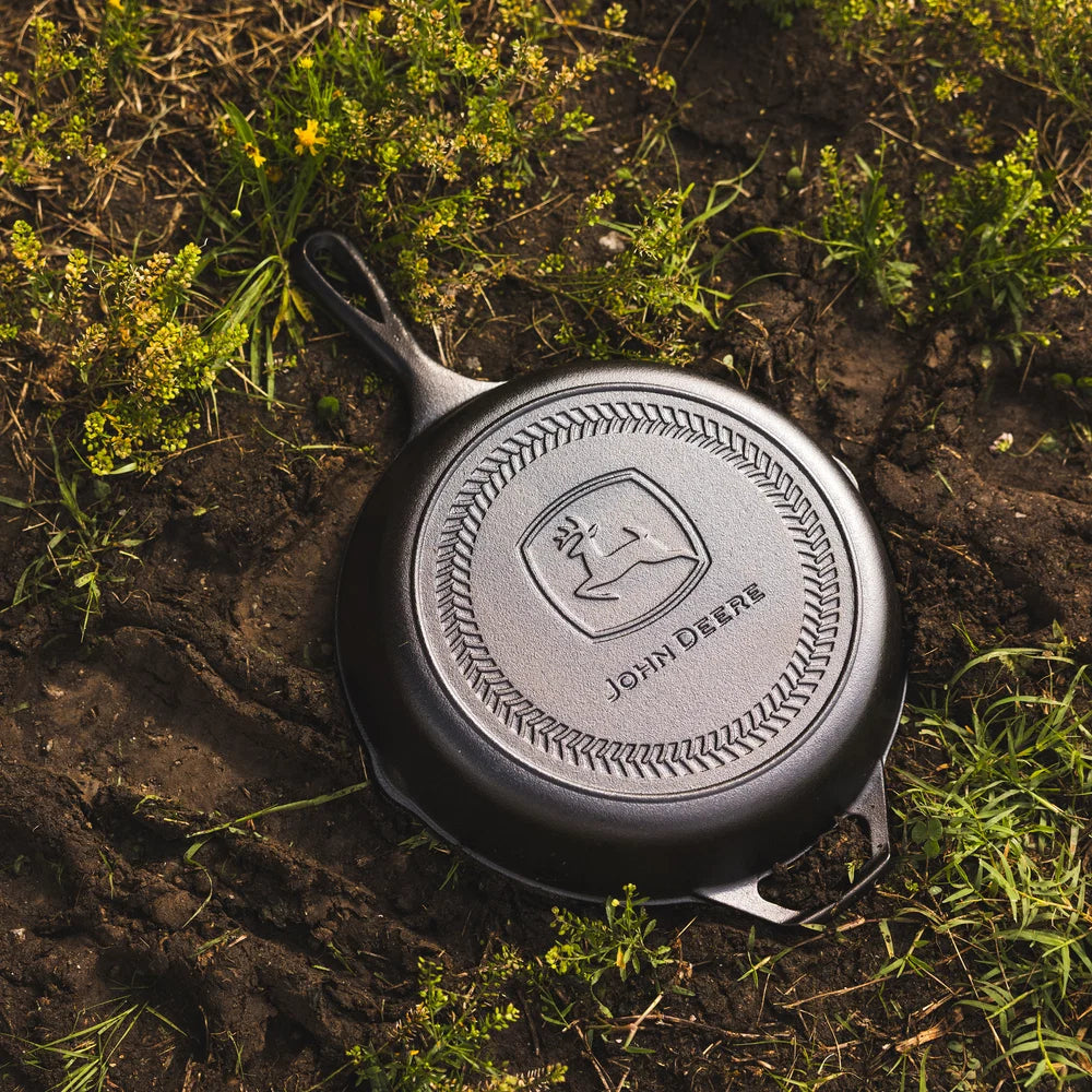 Lodge John Deere Logo Cast Iron Skillet - 10.25"