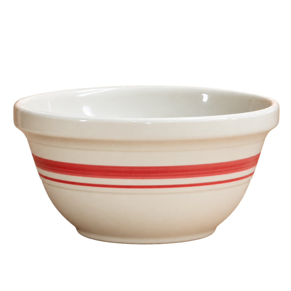 Dominion Stoneware Mixing Bowl – Poppy Striped