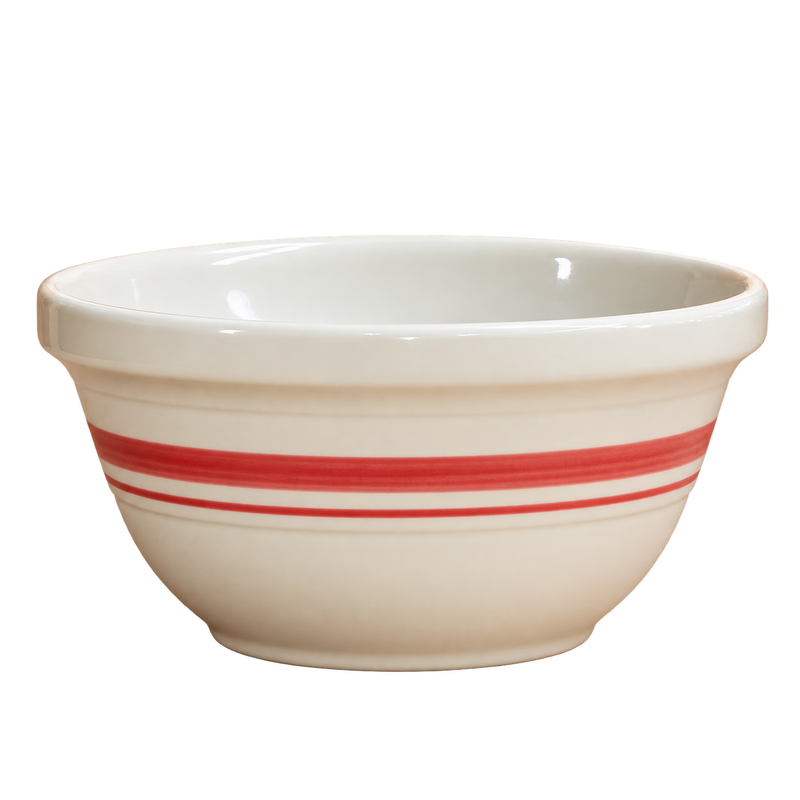 Dominion Stoneware Mixing Bowl – Poppy Striped