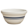Dominion Stoneware Mixing Bowl – Green Striped