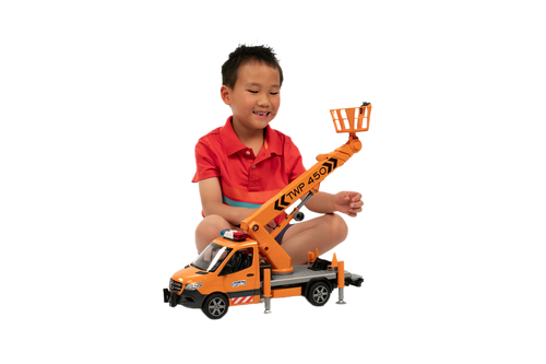 Bruder Toys MB Sprinter Work Platform with Light & Sound
