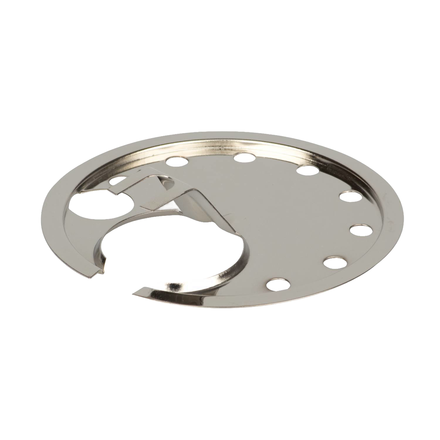 Metal protection plate with vent holes and cutout designed for pressure lamps, crafted for durability and included in Lamps & Lighting, Parts and Accessories collections.