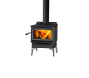 Regency Cascades F2500 Wood Stove - Brushed Nickel Legs