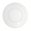 Handcrafted white glass plate with a smooth, glossy finish, proudly made in the USA, suitable for Kitchen & Food, Storage and Serving, USA Made, and Best Sellers collections.